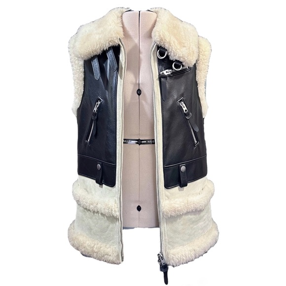 Coach Shearling Coat Vest - Picture 11 of 16